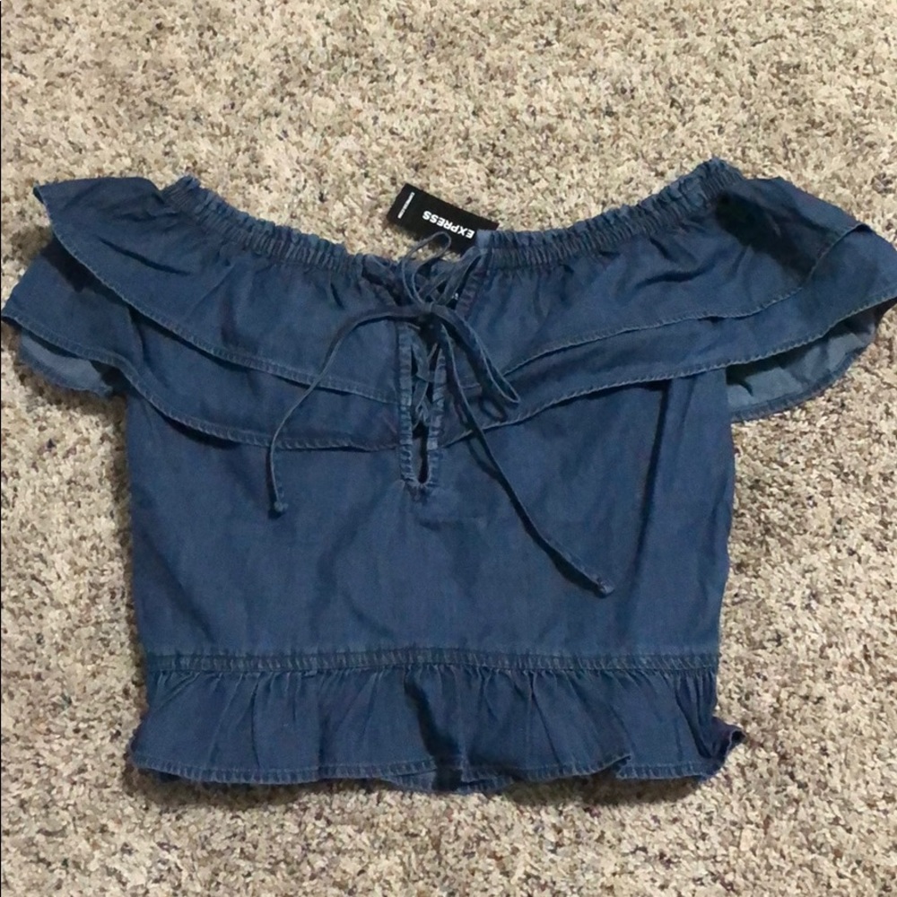 Off the shoulder Express top